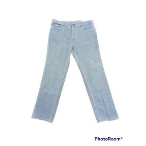 VTG 1989 Levis 549 With A Skosh More Room Brown Tab Jeans 40x32 Light Wash Pants